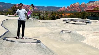 Skating The Worlds Most Beautiful Skatepark [upl. by Danielson238]