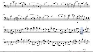 Second Waltz by Shostakovich Sheet Music for Cello and Bassoon Bass Clef [upl. by Sandler968]