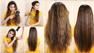 How To  Keratin Treatment At Home For Straight Smooth Shiny Hair  Super Style Tips [upl. by Navis]