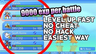 Easiest ways to LEVEL 100 in BDSP [upl. by Nevet]