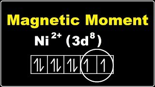 Magnetic Moment Calculation  Spin Only Magnetic Moment [upl. by Neil]