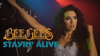 Bee Gees  Stayin Alive ROCK COVER by SershenampZaritskaya [upl. by Geraud]