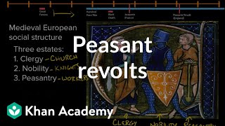 Peasant Revolts  World History  Khan Academy [upl. by Terryl]