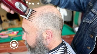 The Best Haircut for Balding Men  CxBB VIP [upl. by Elidad257]