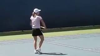 Justine Henin practicing at Rogers Cup  August 11th 2007 [upl. by Adnoel]