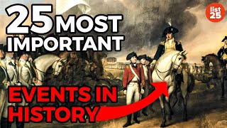 25 Most IMPORTANT Events In History [upl. by Ereveneug]