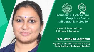 Lecture 11 Introduction to Orthographic Projection [upl. by Annaes327]