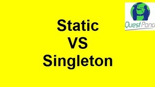 Static class vs Singleton in C  C Interview Questions amp Answers  Static amp Singleton in CSharp [upl. by Mathis]