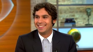 quotBig Bang Theoryquot star Kunal Nayyar on his accent new book and family [upl. by Siuqaj]