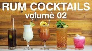 BEST RUM COCKTAILS  volume 02 [upl. by Anerhs]