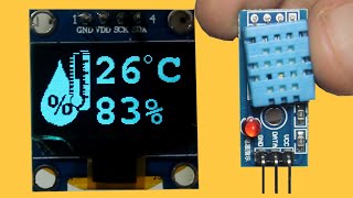 DHT11 Humidity and Temperature sensor tutorial with arduino [upl. by Gnol86]