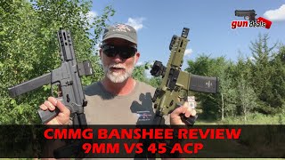 Cmmg Banshee 9mm vs 45 ACP Review with Accessories amp Upgrades [upl. by Nester]