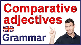 Comparative adjectives  English grammar lesson [upl. by Eninnej157]