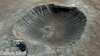 The Ancient Impact Crater in Arizona Meteor Crater [upl. by Theadora108]