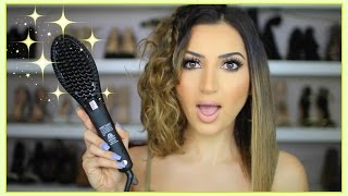 How To Straighten Your Hair With A Brush [upl. by Westland]