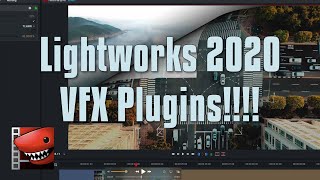 Lightworks 2020  adding third party VFX pluginsi [upl. by Ezri]