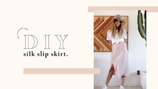 DIY  Silk Bias Skirt [upl. by Olav255]