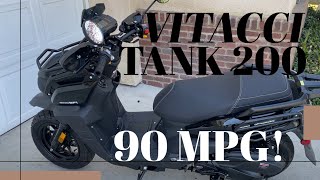 Vitacci Tank 200 EFI Scooter [upl. by Ainos]