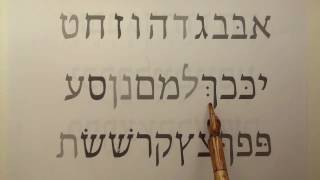 Pronouncing the Hebrew Alphabet [upl. by Adnotal]