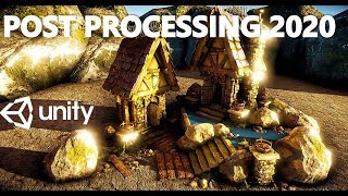 HOW TO USE POST PROCESSING IN UNITY 2020 TUTORIAL [upl. by Aaberg916]