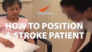 How To Position A Stroke Patient [upl. by Nnylecoj]