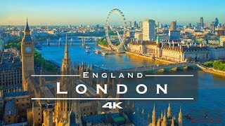 London England 🇬🇧  by drone 4K [upl. by Bandur287]