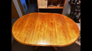 DIY refinishing a dining room table [upl. by New]