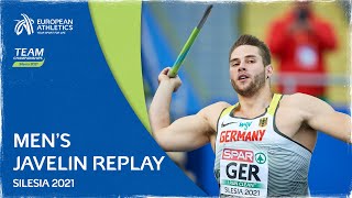 Mens Javelin Final  Team Championships Silesia 2021 [upl. by Gough]