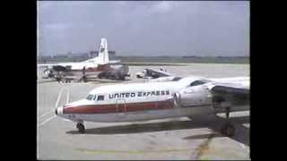 Fokker F27 Friendships at OHare Field 1991 [upl. by Odelinda855]