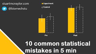 Ten Statistical Mistakes in 5 Min [upl. by Levison]