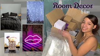 AFFORDABLE SHEIN ROOM DECOR HAUL 2021 [upl. by Hammond]