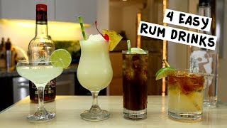 Four Easy Rum Drinks [upl. by Nebur]