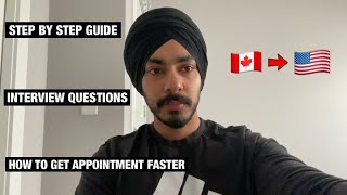 HOW TO APPLY USA TOURIST VISA FROM CANADA  FULL STEP BY STEP GUIDE [upl. by Htor]