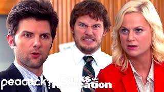 Parks and Recreation  War at Pawnee High Episode Highlight [upl. by Annayar818]