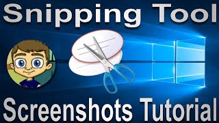 The Snipping Tool  Windows Screenshots Tutorial [upl. by Sharai377]