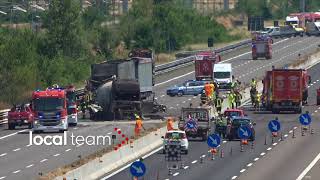 A1 grave incidente mortale chiusa autostrada [upl. by Pavior]