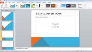 Microsoft Office  PowerPoint Kullanımı Slayt nasıl yapılır Basit Sunum Hazırlama [upl. by Emmeline]