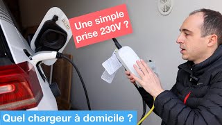 LE chargeur idéal pour sa voiture électrique  GreenUp borne simple prise [upl. by Geier7]