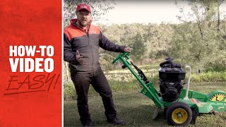 How to Use a Stump Grinder [upl. by Welcome]