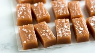 Homemade Salted Caramels Recipe [upl. by Akirahs]