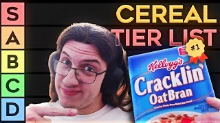 My DEFINITIVE Cereal Tier List [upl. by Ricketts704]