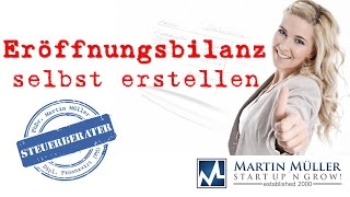 Eröffnungsbilanz selbst erstellen [upl. by Wolfgang]