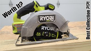 New RYOBI 18V ONE HP Brushless 714quot Circular Saw Review Model PBLCS300B [upl. by Cob540]