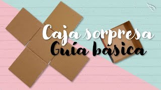 DIY ♡ Caja sorpresa  caja explosiva guía básica  Erandy Paz [upl. by Watanabe]