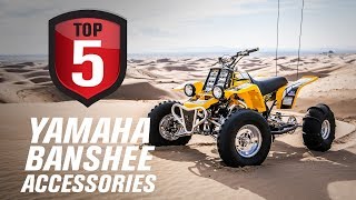 Top 5 Yamaha Banshee Performance Accessories [upl. by Lyrred]