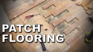 How to Patch Hardwood Floors  Every Step [upl. by Anived]