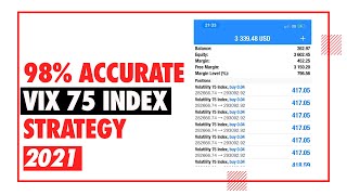 vix 75 index 98 ACCURATE strategy 2021  Payapa strategy [upl. by Melicent]