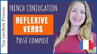 French reflexive verbs  How to conjugate them in Passé Composé  French grammar [upl. by Ande]