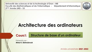 AO Cours1 L2 Informatique [upl. by Gio522]