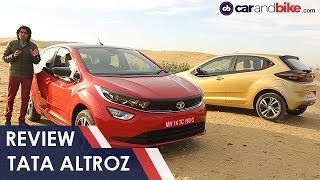 Tata Altroz  Review  Tata’s Premium Hatchback  Price Features Specifications  carandbike [upl. by Coppinger]